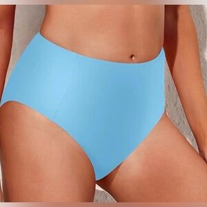 NWT tempt Me Women's High-Waist Blue Briefs
